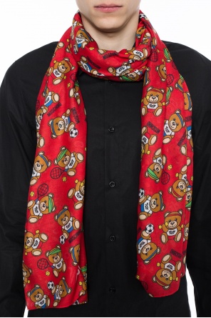 Teddy bear motif scarf, zdjęcie 2 Teddy bear motif scarf od Moschino